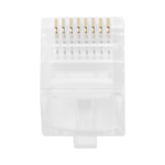 Bote con 100 Plugs Pass Through RJ45 Cat5e sin Blindaje, Chapado de Oro a 30 Micras para Durabilidad Extrema - Image 5