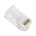 Bote con 100 Plugs Pass Through RJ45 Cat6 sin Blindaje, Chapado de Oro a 30 Micras para Durabilidad Extrema - Image 3