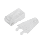 Bote con 50 Plugs Pass Through RJ45 Cat6 sin Blindaje, con Alivio de Tensi?n Incluido, Chapado de Oro a 30 Micras para Durabilidad Extrema - Image 4