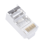 Bote con 100 Piezas de Plug Modular RJ45 Cat6 Blindado con Pin de Tierra, Chapado de Oro a 30 Micras para Durabilidad Extrema - Image 5