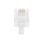 Bote con 100 Piezas de Plug Modular Tipo RJ11 de 4 Contactos Chapado de Oro a 50 Micras - Image 5