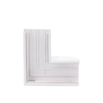 Sección en "L" color blanco de PVC auto extinguible,  para canaleta TEK100 (5576-12100) - Image 4