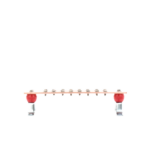 Barra de Unión de Cobre de 16 Contactos 2" x 15-1/4" x 1/4" (50.8 x 387.35 x 6.35 mm) - Image 3