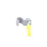 Kit de 12 grapas, 12 taquetes y 12 tornillos para sujetar conductores redondos o tubo en muro (2103-07240) - Image 2