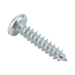 Paquete de 20 taquetes blancos  3/4" y 20 tornillos 8mm x 3/4" (1101-05002) - Image 3