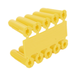 Taquete amarillo 7/32" para tornillos 8mm x 1" (100pzs) (1102-02100) - Image 3