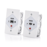 Kit Extensor HDMI en PLACAS DE PARED para distancias de 40 metros / Resolución 1080P @ 60 Hz / Cat 6/6A/ 7 / HDR/ Cero Latencia / Soporta Control Remoto / Placa de pared de 2.74 x 4.49” (tamaño estándar de EE.UU.). - Image 2