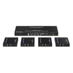 Kit Divisor y Extensor HDMI | 1x4 | Hasta 70 m |Resolución 4K @ 60 Hz |  Cat 6/6a/7 | IPCOLOR | CERO LATENCIA | Puerto S/PDIF | EDID | RS232 | Salida Loop / PoC - Image 2