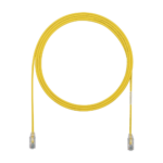 Cable de Parcheo TX6, UTP Cat6, Di?metro Reducido (28AWG), Color Amarillo, 3.05 Metros (10 Pies)