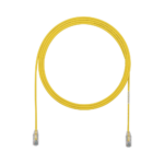 Cable de Parcheo TX6, UTP Cat6, Di?metro Reducido (28AWG), Color Amarillo, 2.13 Metros (7 Pies)