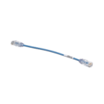 Cable de Parcheo TX6, UTP Cat6, Di?metro Reducido (28AWG), Color Azul, 20.2 cm (8 Pulgadas) - Image 3