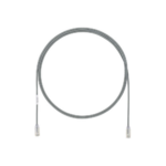 Cable de Parcheo UTP Cat6A, CM/LSZH, Di?metro Reducido (28AWG), Color Gris, 6.1 Metros (20 Pies)