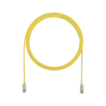 Cable de Parcheo UTP Cat6A, CM/LSZH, Di?metro Reducido (28AWG), Color Amarillo, 0.91 Metros (3 Pies)