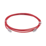 Cable de Parcheo UTP Cat6A, CM/LSZH, Di?metro Reducido (28AWG), Color Rojo, 2.13 Metros (7 Pies) - Image 2