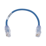 Cable de Parcheo UTP, Cat6A, Di?metro Reducido (28 AWG), CM/LSZH, Color Azul, 20.3 cm (8 pulgadas)