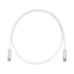 Cable de Parcheo TX6, UTP Cat6, 24 AWG, CM, Color Blanco Mate, 2.13 Metros (7 Pies)