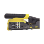 Ponchadora/Pelacables/Cortacables con Matraca para Conectores Pass-Thru RJ45 y Conectores Estándar RJ11/RJ12. - Image 4