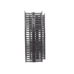 Organizador Vertical NetRunner, Doble (Frontal y Posterior), para Rack Abierto de 45 Unidades, 6.7in de Ancho, Color Negro - Image 3