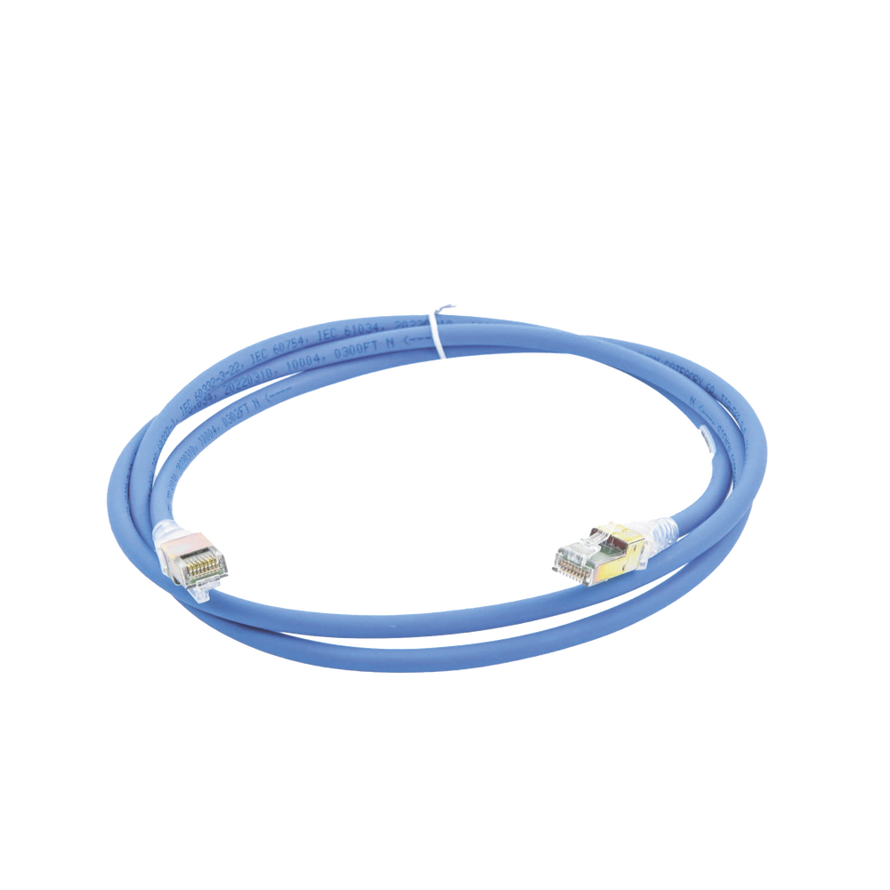 ZM6A0506B-l.png Patch Cord Z-MAX Cat6A UTP, CM, 1.52 Metros (5 Pies), Color Azul, Versi?n Bulk (Sin Empaque Individual) - Image 1