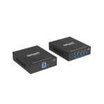Extensor USB 3.0 | Hasta 100 m por CAT6a | PoC Bidireccional 24 Vcc | RS-232 | 4x USB-A - Image 2