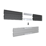 Accesorio_ Riel de Aluminio con Longitud 1000 mm |  Incluye Tapas laterales  | Compatible con estructura para Videowall | Diseño Modular - Image 2