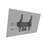 MONTAJE PARA PANTALLAS DE 32 A 65 PULGADAS EN COLUMNA| VESA 100 X 100 HASTA 400 X 400 | COLOR NEGRO| CAP. MAX 35KG - Image 3