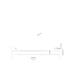 Accesorio _ Perfil Rectangular para Interconexión de Patas de Videowall LED | Longitud 1200 mm | Ancho 56 mm | Incluye Tornillos M8 x 10 mm y Llave Allen de 5 mm - Image 3