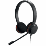 Jabra Evolve 20 DUO con Conexión USB C/A, Micrófono con Cancelación de Ruido de Ultima Generación, Configuración Plug and Play (4999-823-169) - Image 3