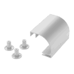 Accesorio de Bajada de Cable, Para Instalación en Escalerilla Hoffman, de Aluminio, Color Blanco