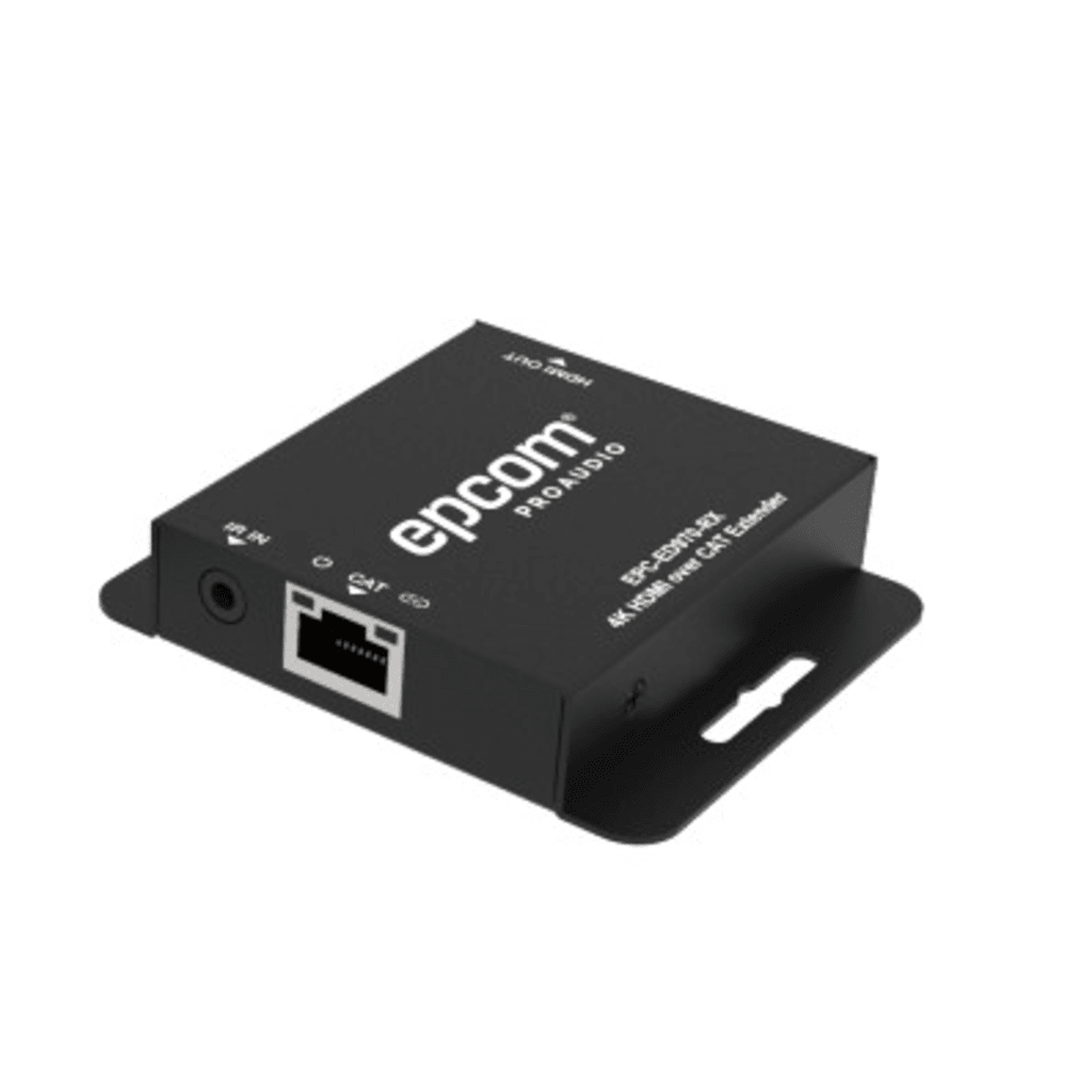 portada_0S1000-200.png Receptor HDMI Extensor | Compatible con EPC-ED970-TX, EPC-SP914C70-TX y EPC-SP918C70-TX | Transmisión hasta 70 m en 1080p y 40 m en 4K30 | Soporte HDCP 1.4 y DVI 1.0 | Conexión CAT5E/CAT6 | Control IR Unidireccional | Puerto Loop HDMI - Image 1