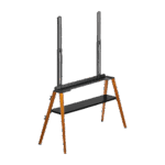 Soporte de TV Easel Studio TV Floor Stand | Compatible VESA 200x200 a 600x400 | Para Pantallas de hasta 75 Pulgadas | Capacidad de Peso 40 kg | Altura Ajustable 905-2590 mm | Incluye Cable Anti-Caída