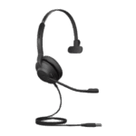 Jabra Evolve2 30 SE, Auricular mono versión UC con aislamiento de ruido, indicador de ocupado (Busylight) (23189-889-979)