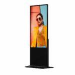 Pantalla Táctil de 55" 4K para Publicidad Digital / Base para Piso (Tótem) / Gestión de Contenido y Control Centralizado