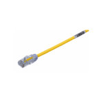 Cable de Parcheo UTP Cat6A, CM/LSZH, Di?metro Reducido (28AWG), Color Amarillo, 3.05 Metros (10 Pies)