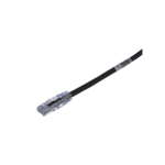 Cable de Parcheo TX6, UTP Cat6, 24 AWG, CM, Color Negro, 2.13 Metros (7 Pies)