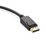 Convertidor DP Macho a VGA Hembra (Negro). - Image 3
