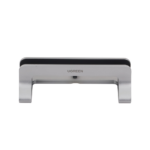 Soporte Vertical para Laptop / Adecuado para escritorio / Anchura Ajustable (12-26mm) / Amplia compatibilidad / Anti-Arañazos / Anti-Deslizante /Ajustable Mediante Tornillos / Color Plata / Aluminio + Silicona - Image 4