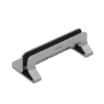 Soporte Vertical para Laptop / Adecuado para escritorio / Anchura Ajustable (12-26mm) / Amplia compatibilidad / Anti-Arañazos / Anti-Deslizante /Ajustable Mediante Tornillos / Color Plata / Aluminio + Silicona - Image 5