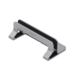 Soporte Vertical para Laptop / Adecuado para escritorio / Anchura Ajustable (12-26mm) / Amplia compatibilidad / Anti-Arañazos / Anti-Deslizante /Ajustable Mediante Tornillos / Color Plata / Aluminio + Silicona - Image 7