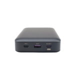Power Bank de 20000mAh | 3 Salidas 100W Max. | USB-A + 2 USB-C | PD 3.0 | QC3.0 | FCP | SCP | Pantalla Inteligente | Carcasa Ignifuga | Color Gris | Incluye Cable USB de 50cm | Carga tu Laptop de Manera Segura. - Image 3