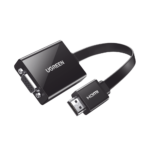 Adaptador HDMI a VGA / Resoluci?n 1080P / Audio 3.5mm / Con Puerto Micro USB para Alimentaci?n / Plug & Play / No Requiere Controlador / ABS / Flexible y Duradero