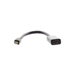 Convertidor Mini Display Port a HDMI / 4K@30Hz / Thunderbolt / Blindaje Interno M?ltiple / Carcasa ABS / Longitud de 25 cm (9.84 pulgadas) - Image 2