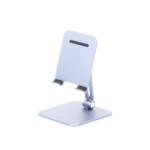 Soporte de Aluminio para IPad & Tablet | Plegable |Angulo Ajustable de 180° y 270° | Base Antideslizante | Protección  de Silicona | Amplia Compatibilidad con dispositivos de 7.9'' a 12.9'' | Aluminio Solido | Color Gris - Image 3