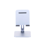 Soporte de Aluminio para IPad & Tablet | Plegable |Angulo Ajustable de 180° y 270° | Base Antideslizante | Protección  de Silicona | Amplia Compatibilidad con dispositivos de 7.9'' a 12.9'' | Aluminio Solido | Color Gris - Image 4