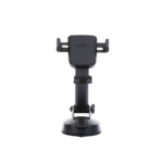 Soporte de Celular para Automóvil con Ventosa / Diseño de Sujecion en Triangulo / Ajustable 270° / Rotable / Estirable / Amplia Compatibilidad con dispositivos de 4'' a 7'' / Color Negro - Image 4