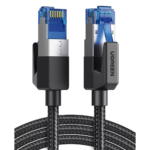 Cable Ethernet Cat8 CLASS F/FTP Redondo con Malla de Nylon 2 Metros (6.56 Pies)