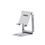 Soporte para Teléfono Celular de Aluminio | Angulo Ajustable | Amplia Compatibilidad con dispositivos de 4.7'' a 7.9'' | Antideslizante | Antiarañazos | Plegable | Color Gris. - Image 3