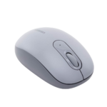 Mouse Inalámbrico 2.4G 800/1200/1600/2400 DPI | Función de 3 botones | Alcance 10m | Silencioso |  Ergonómico | Anti-caída y Anti-interferencias | Batería Alcalina AA incluida  | Color Grey. - Image 6