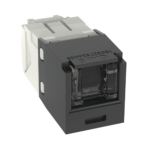 Conector Jack RJ45 Estilo TG con Ventana, Mini-Com, Categor?a 6, de 8 Posiciones y 8 Cables, Color Negro - Image 3