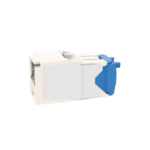 Conector Jack RJ45 Estilo TG con Ventana, Mini-Com, Categor?a 6A, de 8 Posiciones y 8 Cables, Color Blanco - Image 3